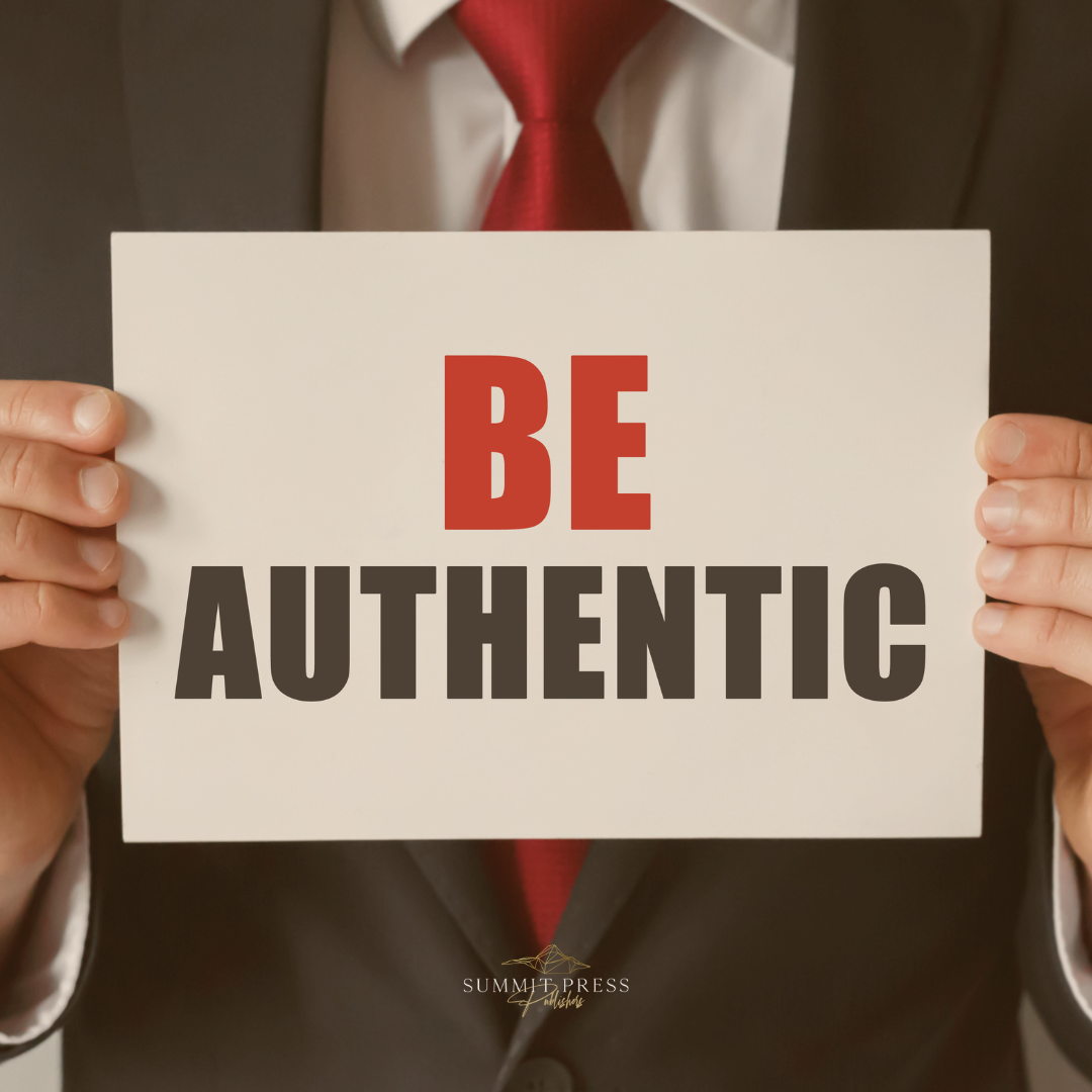 A message of encouragement to be authentic